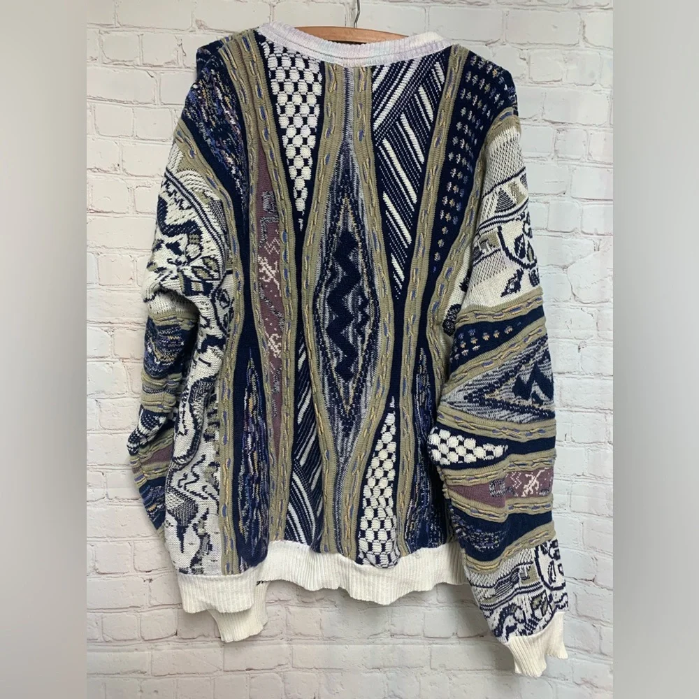 Vintage Classics by Palmland Multicolor Patterned Sweater Size XL - Picture 5 of 5